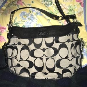 Coach Bag!🖤Grey & Black - shoulder bag